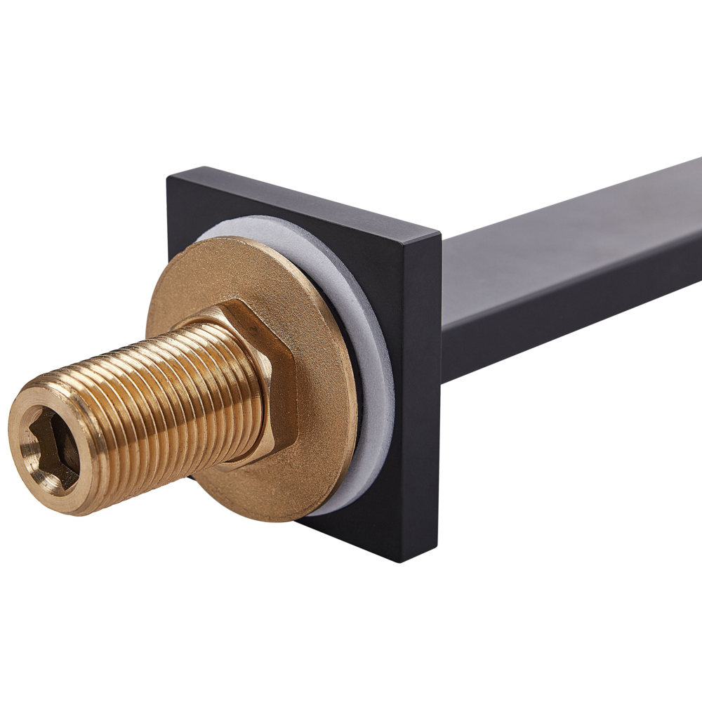 Miscelatore per lavabo Rubinetto a doppia leva per bagno moderno in ottone Nero opaco in metallo