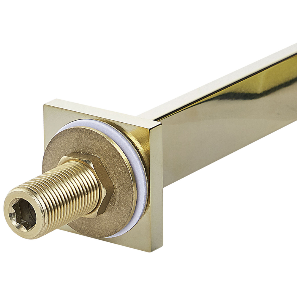 Miscelatore lavabo Rubinetto a doppia leva per bagno moderno in ottone lucido metallo dorato