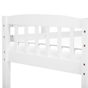 Letto a castello letto doppio con cassetti portaoggetti in legno di pino bianco singola 90 x 200 per bambini cameretta