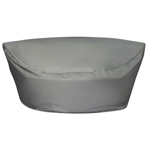 Copertura per mobili da giardino Tessuto rivestito in PVC grigio 170 x 230 x 75 cm