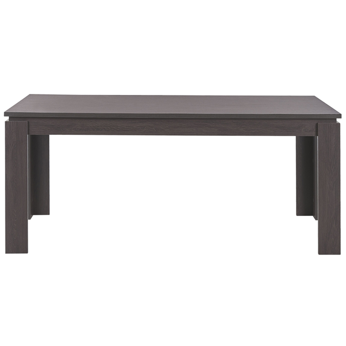 Tavolo da pranzo MDF legno scuro 180 x 90 cm moderno 6 persone minimalista scandinavo