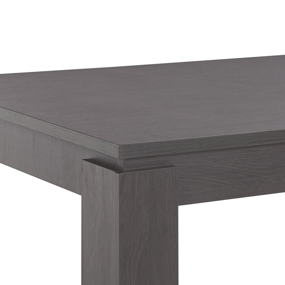 Tavolo da pranzo MDF legno scuro 180 x 90 cm moderno 6 persone minimalista scandinavo