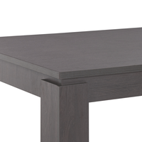 Tavolo da pranzo MDF legno scuro 180 x 90 cm moderno 6 persone minimalista scandinavo