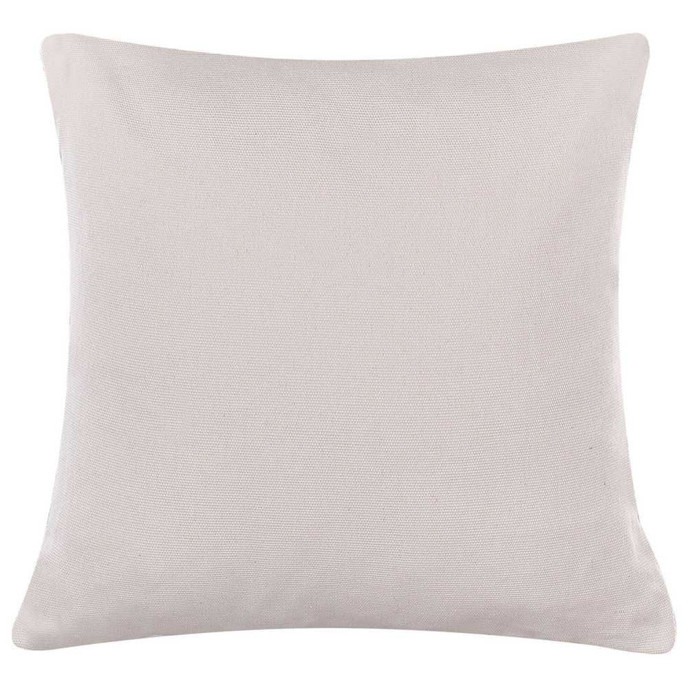 Set di 2 cuscini decorativi in cotone tortora stampa coniglietto pasquale 45 x 45 cm quadrati