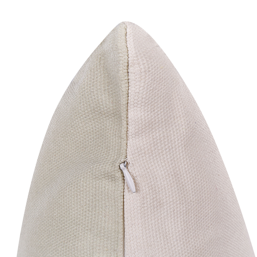 Set di 2 cuscini decorativi grigio tortora cotone di animale quadrato 45 x 45 cm con inserto decorazioni pasquali cuscini