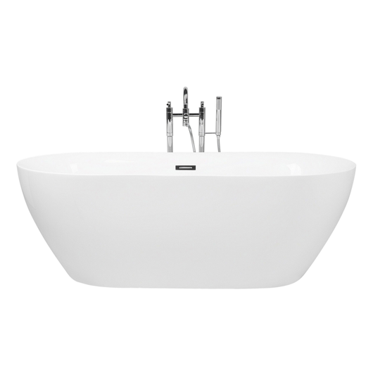 Vasca da Bagno Bianco Freestanding 150 cm in Acrilico Sanitario Moderna