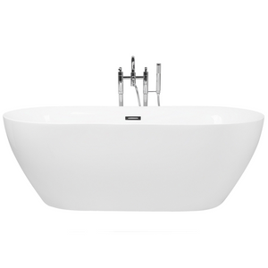 Vasca da Bagno Bianco Freestanding 180 cm in Acrilico Sanitario Moderna