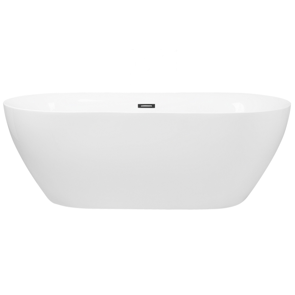 Vasca da Bagno Bianco Freestanding 180 cm in Acrilico Sanitario Moderna