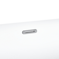 Vasca da Bagno Bianco Freestanding 180 cm in Acrilico Sanitario Moderna