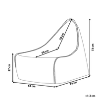 Sedia a sacco a goccia a goccia Sedia a Pour Poltrona sacco marrone Sedia da gaming moderna