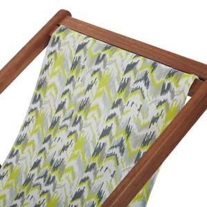 Set di 2 tessuti di ricambio per lettini prendisole amaca con imbracatura in poliestere giallo e grigio