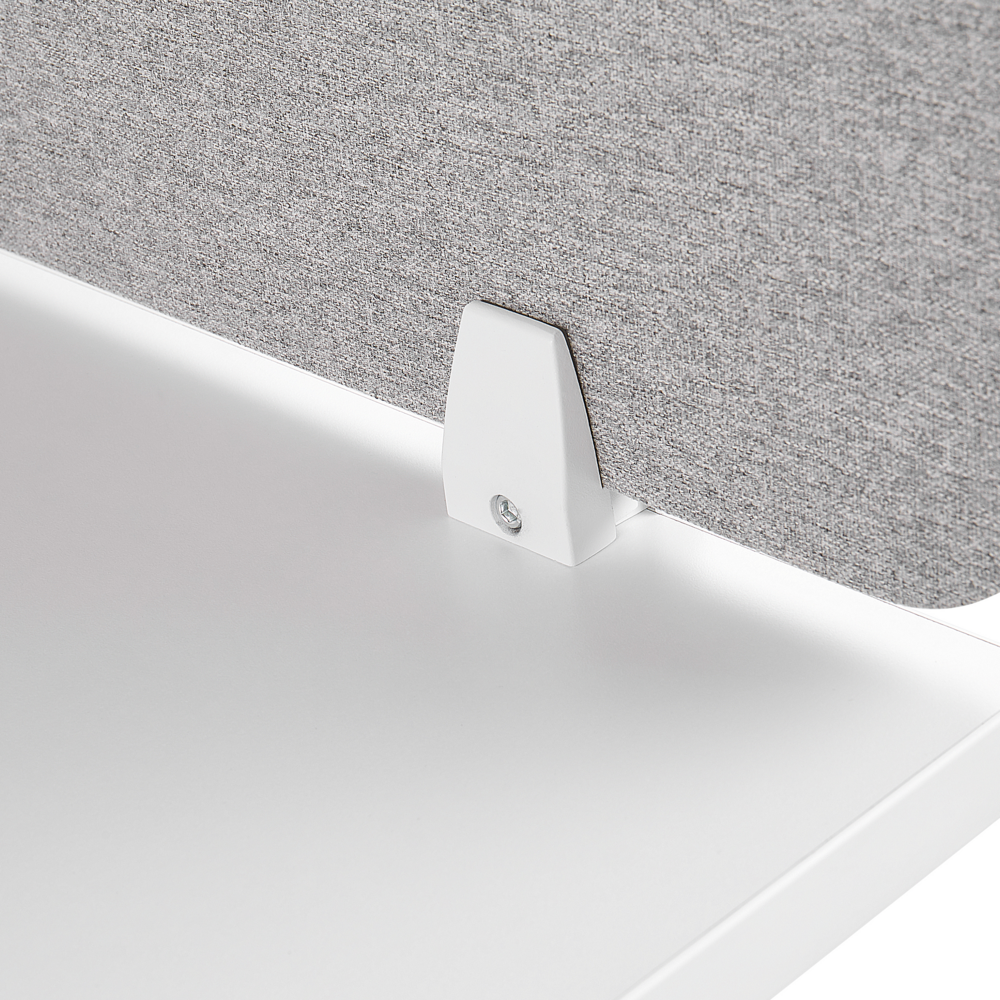 Pannello Divisorio Grigio Chiaro Fonoassorbente 72 x 40 cm in Plastica PET