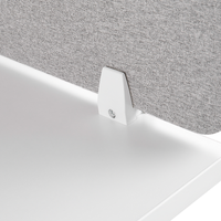 Pannello Divisorio Grigio Chiaro Fonoassorbente 72 x 40 cm in Plastica PET