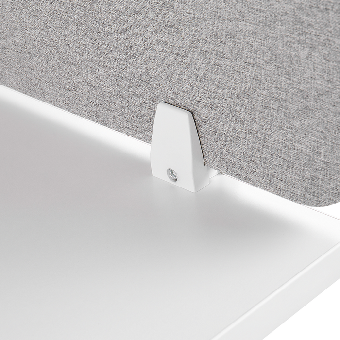 Pannello Divisorio Grigio Chiaro Fonoassorbente 72 x 40 cm in Plastica PET