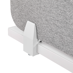 Pannello Divisorio Grigio Chiaro Fonoassorbente 72 x 40 cm in Plastica PET