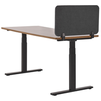 Pannello Divisorio Grigio Scuro Fonoassorbente 72 x 40 cm in Plastica PET