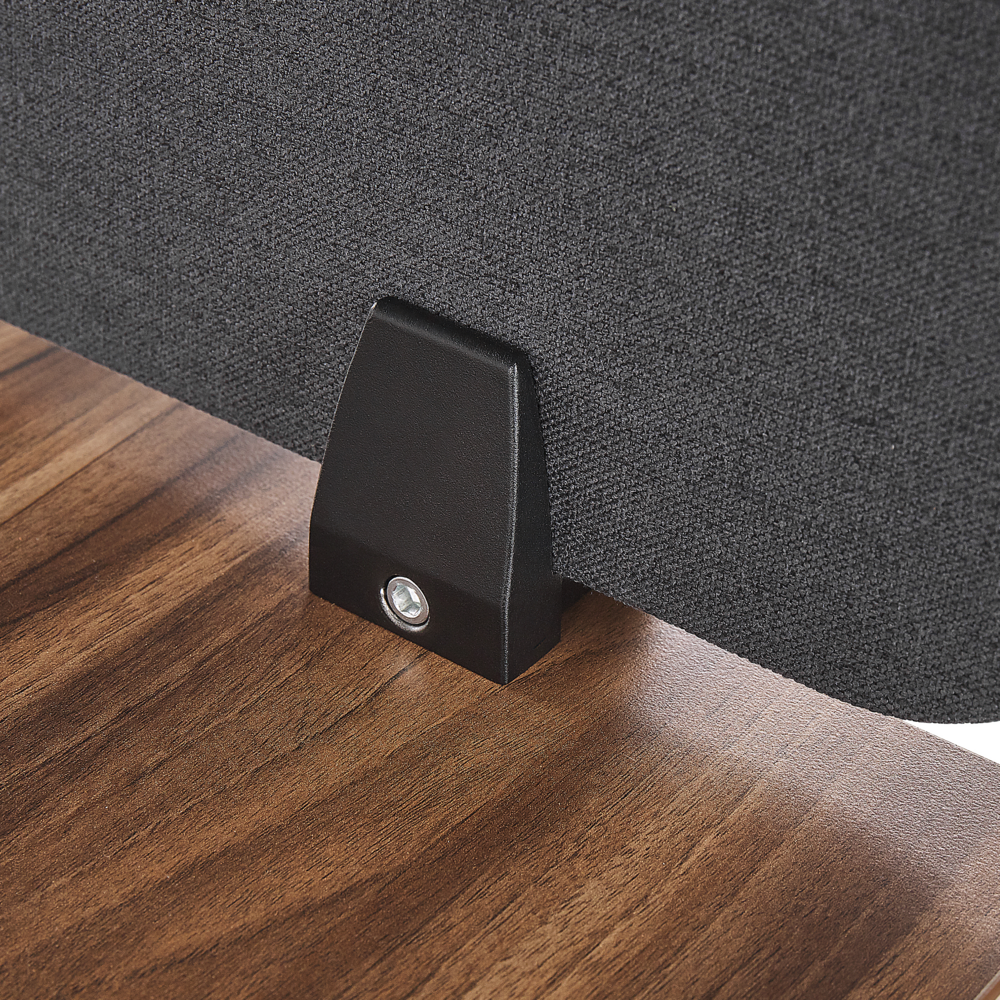 Pannello Divisorio Grigio Scuro Fonoassorbente 72 x 40 cm in Plastica PET