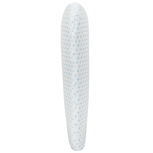 Cuscino Memory Foam Tessuto Poliestere Bianco Supporto Collo Ortopedico Antiallergico 55 x 35 cm
