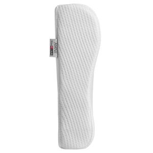 Cuscino Memory Foam Tessuto Poliestere Bianco Supporto Collo Ortopedico Antiallergico 57 x 35 cm