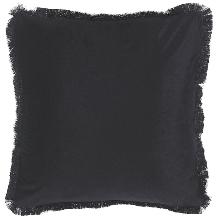 Set di 2 cuscini decorativi Animale Nero 45 x 45 cm Motivo Tigre moderno Glamour Decor