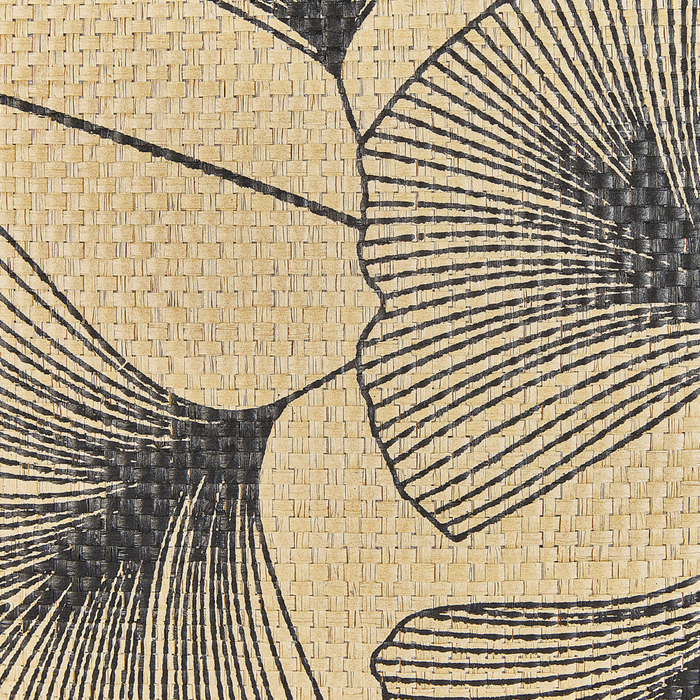 Set di 2 cuscini decorativi Stampa foglie beige 45 x 45 cm motivo ispirato alla natura moderno Glamour Decor Accessori