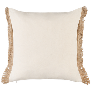 Set di 2 cuscini decorativi beige motivo geometrico 45 x 45 cm moderno boho Decor Accessori