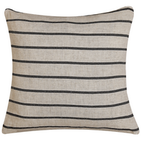 Set di 2 Cuscini decorativi beige e nero 43 x 43 cm Bottoni Rivestiti Quadrati Arredamento moderno