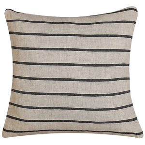 Set di 2 Cuscini decorativi beige e nero 43 x 43 cm Bottoni Rivestiti Quadrati Arredamento moderno