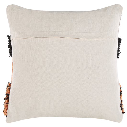 Cuscino decorativo multicolore Cotone Davanti cotone Retro 45 x 45 cm Federa fatta a mano con imbottitura in poliestere