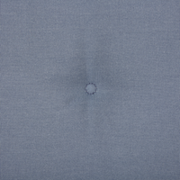 Set di 6 cuscini per sedie da giardino Cuscino per schienale in poliestere blu Design moderno Cuscino per esterni