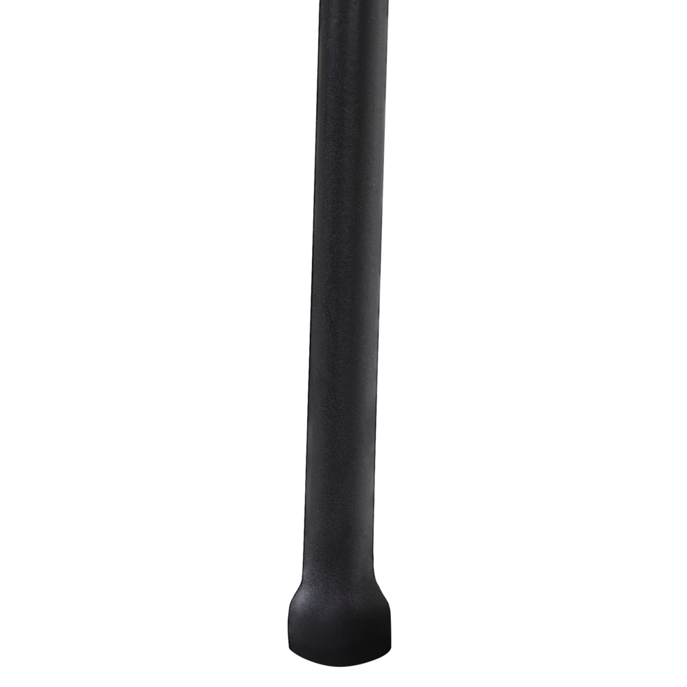 Set di 2 sedie da giardino gambe in metallo rattan sintetico marrone chiaro forma rotonda Boho