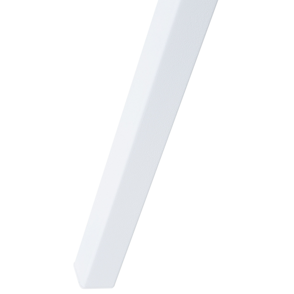 Lampada da Terra Bianca con Metallo dorato 165 cm Base Treppiede Paralume Orientabile Design Industriale