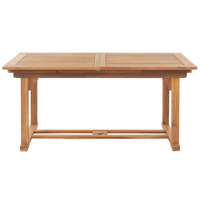 Set da pranzo da giardino in legno di acacia con cuscini color tortora 6 posti sedie pieghevoli regolabili per esterni in stile country