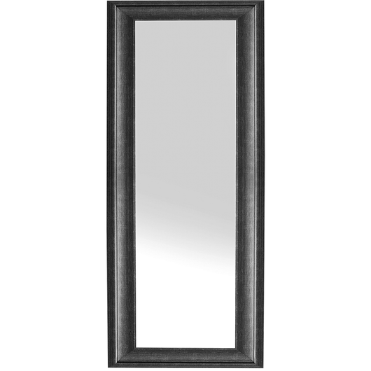 Specchio da parete sospeso Nero 51 x 141 cm in materiale sintetico stile minimalista di ispirazione scandinava