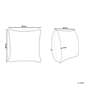 Cuscino da letto guanciale Bianco Microfibra 80 x 80 cm Morbido guanciale