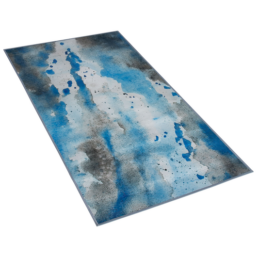 Tappeto tappetino Tessuto Multicolore 80 x 150 cm Motivo Acquerello Astratto Moderno