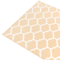 Tappeto tappetino Tessuto Beige 160 x 230 cm Reversibile Esterno Interno Marocchino