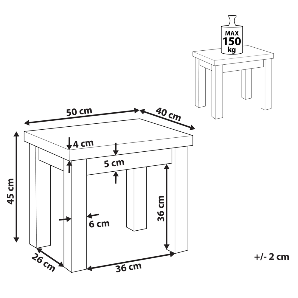 Sgabello da giardino per esterni Sedile in fibra di cemento grigio Base in legno di acacia chiaro Poggiapiedi industriale moderno da patio