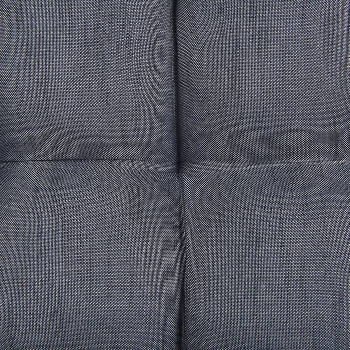 Poltrona Sospesa con Piedistallo in Rattan Grigio Scuro Stile Boho Moderno