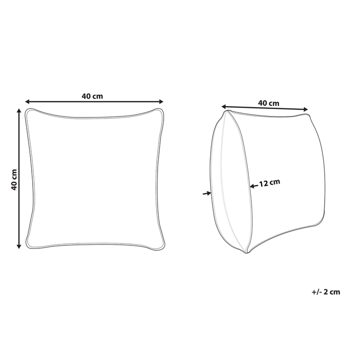 Cuscino per bambini in cotone giallo 40 x 40 cm Orso Abbracci stampa motivo a triangolo quadrato per cameretta