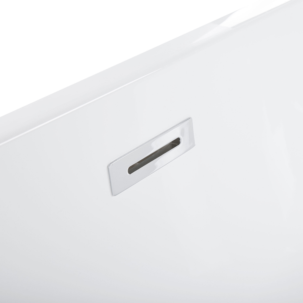 Moderna Vasca da Bagno Freestanding in Acrilico Sanitario 160 cm