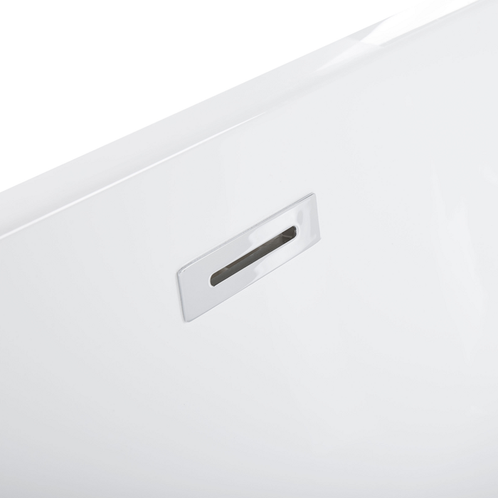 Moderna Vasca da Bagno Freestanding in Acrilico Sanitario 160 cm