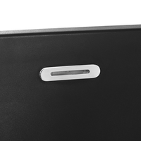 Vasca freestanding in acrilico sanitario Nero singolo 1730 x 820 mm ovale design moderno colore opaco