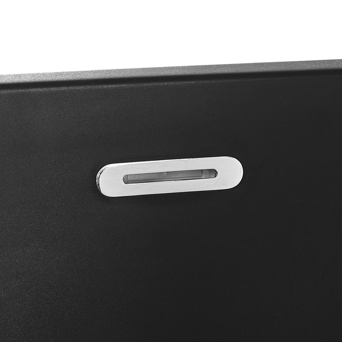 Vasca freestanding in acrilico sanitario Nero singolo 1730 x 820 mm ovale design moderno colore opaco