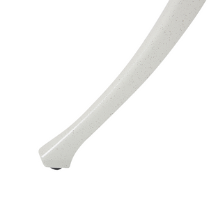 Set Bistro da Giardino a 4 Posti in Alluminio Bianco sporco con Cuscini