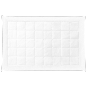 Piumino in cotone Japara bianco misura singola 135 x 200 cm trapuntato biancheria da letto camera da letto