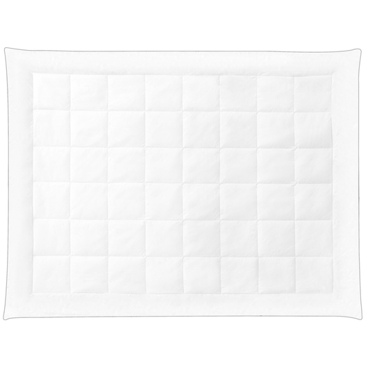 Piumino in cotone Japara bianco misura singola 155 x 220 cm trapuntato biancheria da letto camera da letto