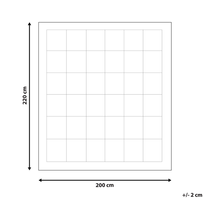 Piumino Bianco Japara Cotone Matrimoniale Dimensioni 200 x 220 cm Biancheria da Letto Trapuntata Camera da Letto