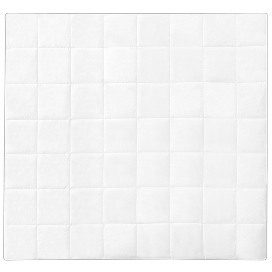 Copripiumino Bianco Japara Cotone Fodera Microfibra Imbottitura Doppia Dimensioni 200 x 220 cm Tutte Le Stagioni Trapuntato Lavabile Lavatrice