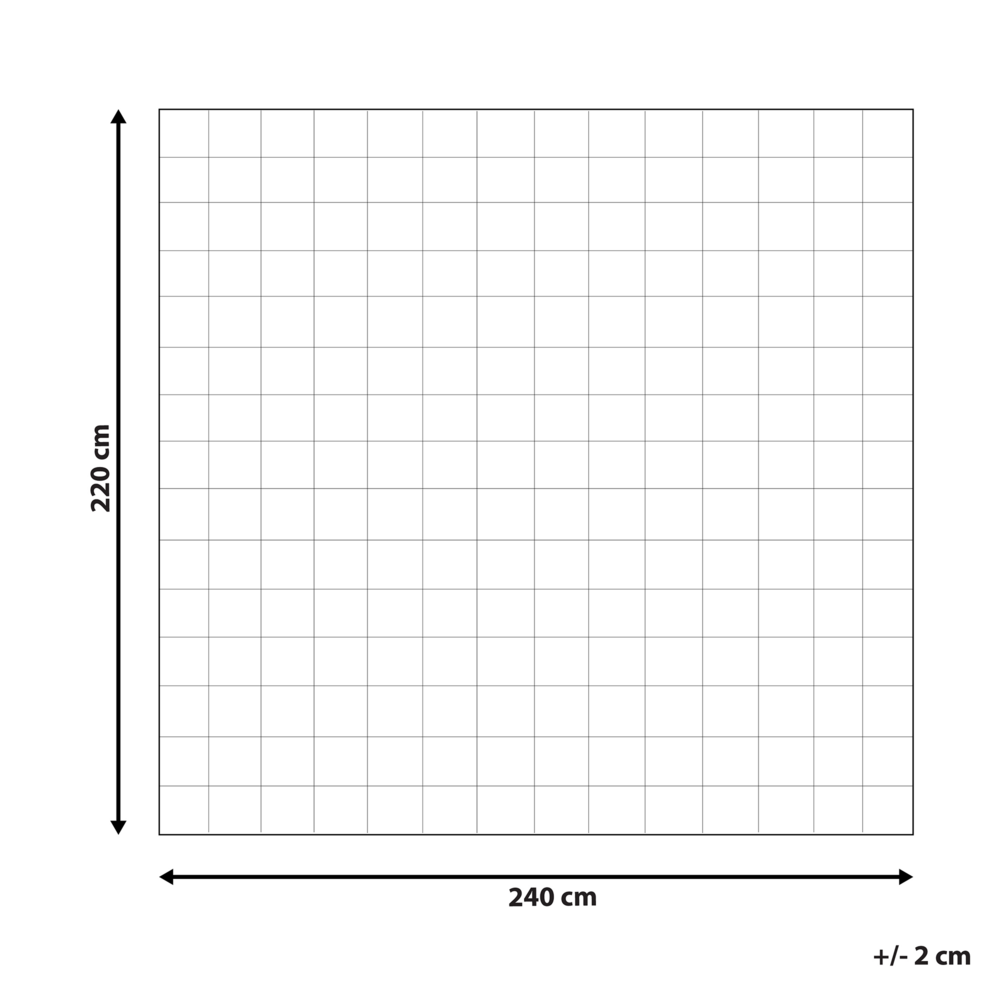 Piumino in misto poliestere bianco misura unica 220 x 240 cm imbottitura leggera trapuntata